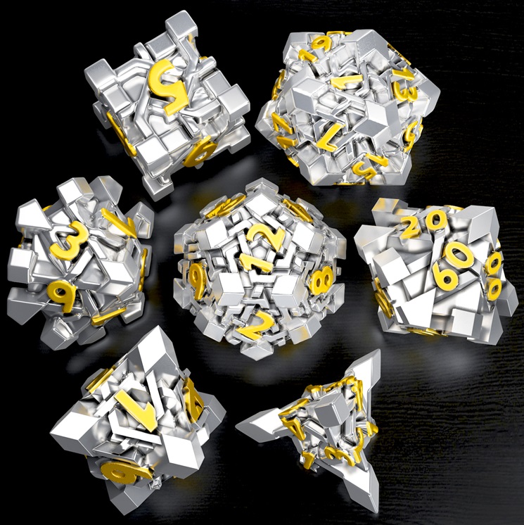 Solid Metal Dice - Angel