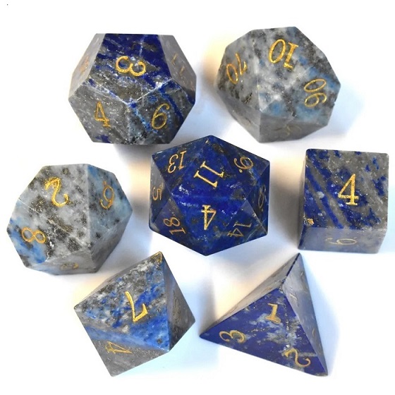 Lapis Lazuli Dice