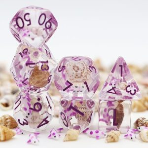 Purple Koi Novelty Dice Set