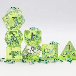 Green Koi Novelty Dice Set