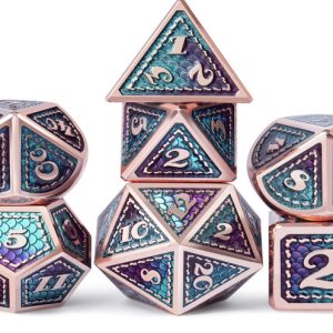 Dragon Scale Copper, Blue and Purple