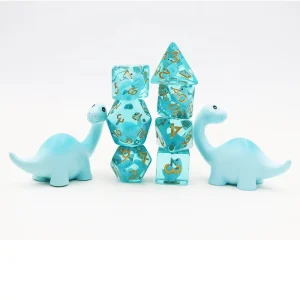 Green Brachiosaurus Novelty Dice Set