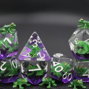 Green Frog Novelty Dice Set
