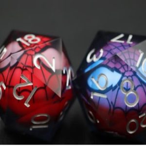 50mm Oversize D20 Chonk Moving Spiderman Dice