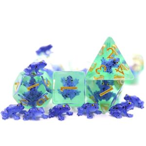 Blue Frog Novelty Dice Set