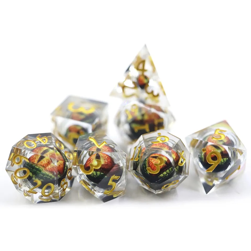Sharp Edged Lizard Eye Dice