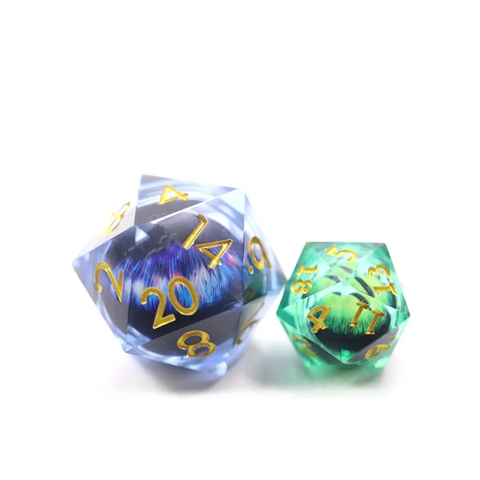 33mm D20 Chonk Royal Blue with Moving Eye