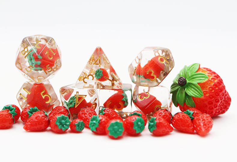 Adventurers Feast Strawberries Novelty Dice Set