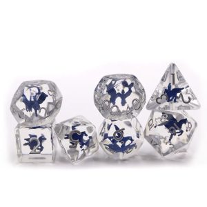 Blue Pegasus Novelty Dice Set