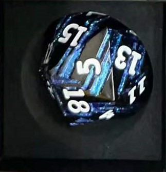 ChonkForge D20: Midnight Azure (33mm) - Image 2