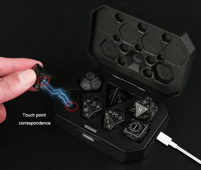Colourful Nordic LED Light Up Dice - Image 2