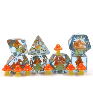 Fiery Fungus Novelty Dice Set
