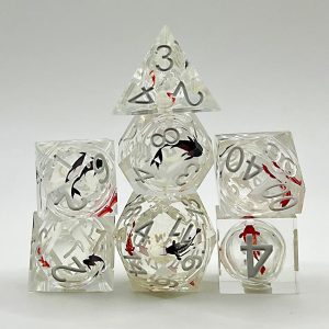 Sharp Edged Liquid Core with Koi Dice