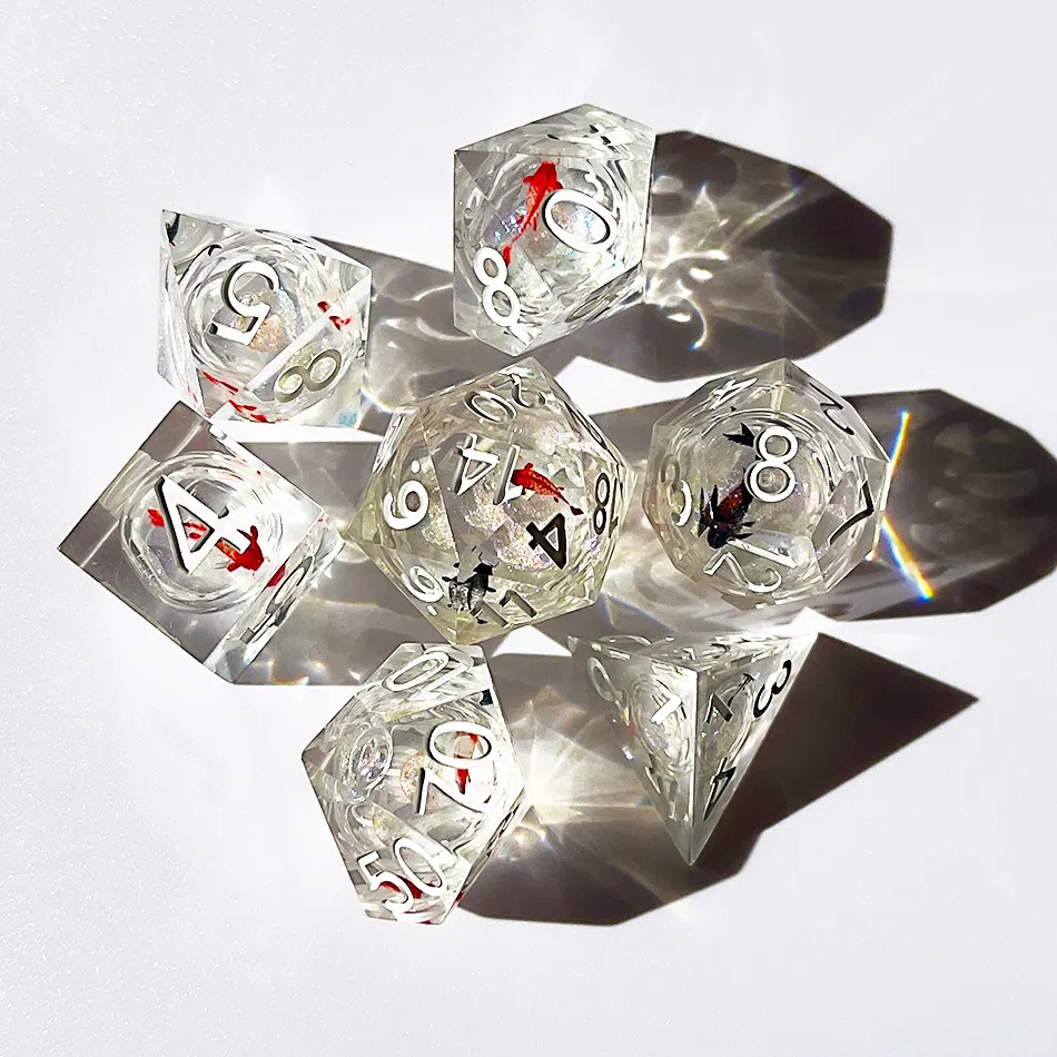 Sharp Edged Liquid Core with Koi Dice - Image 2