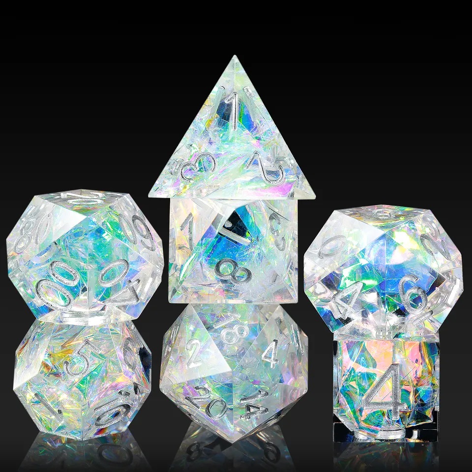Transparent Mylar Dice