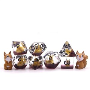 Nuts & Crits Squirrel Novelty Dice Set