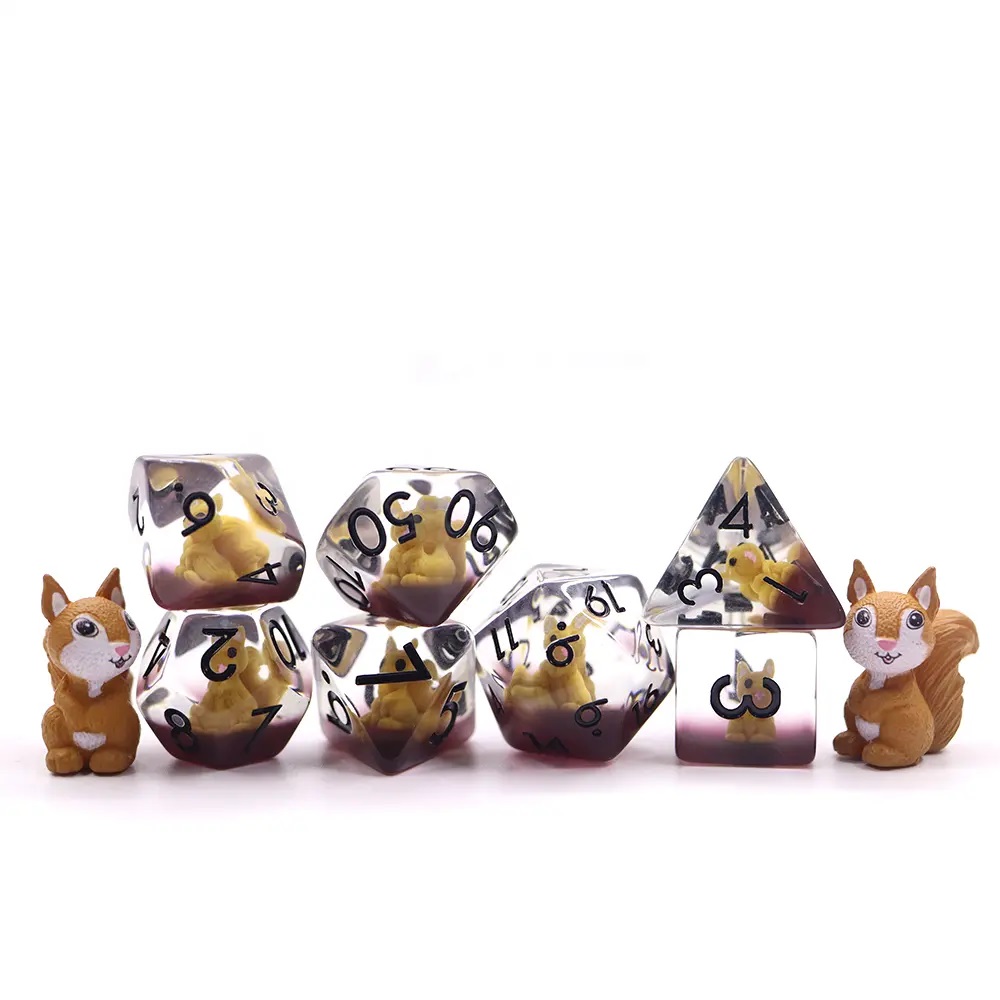 Nuts & Crits Squirrel Novelty Dice Set