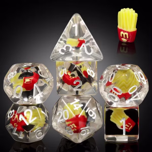 Adventurers Feast French Fries Novelty Dice Set