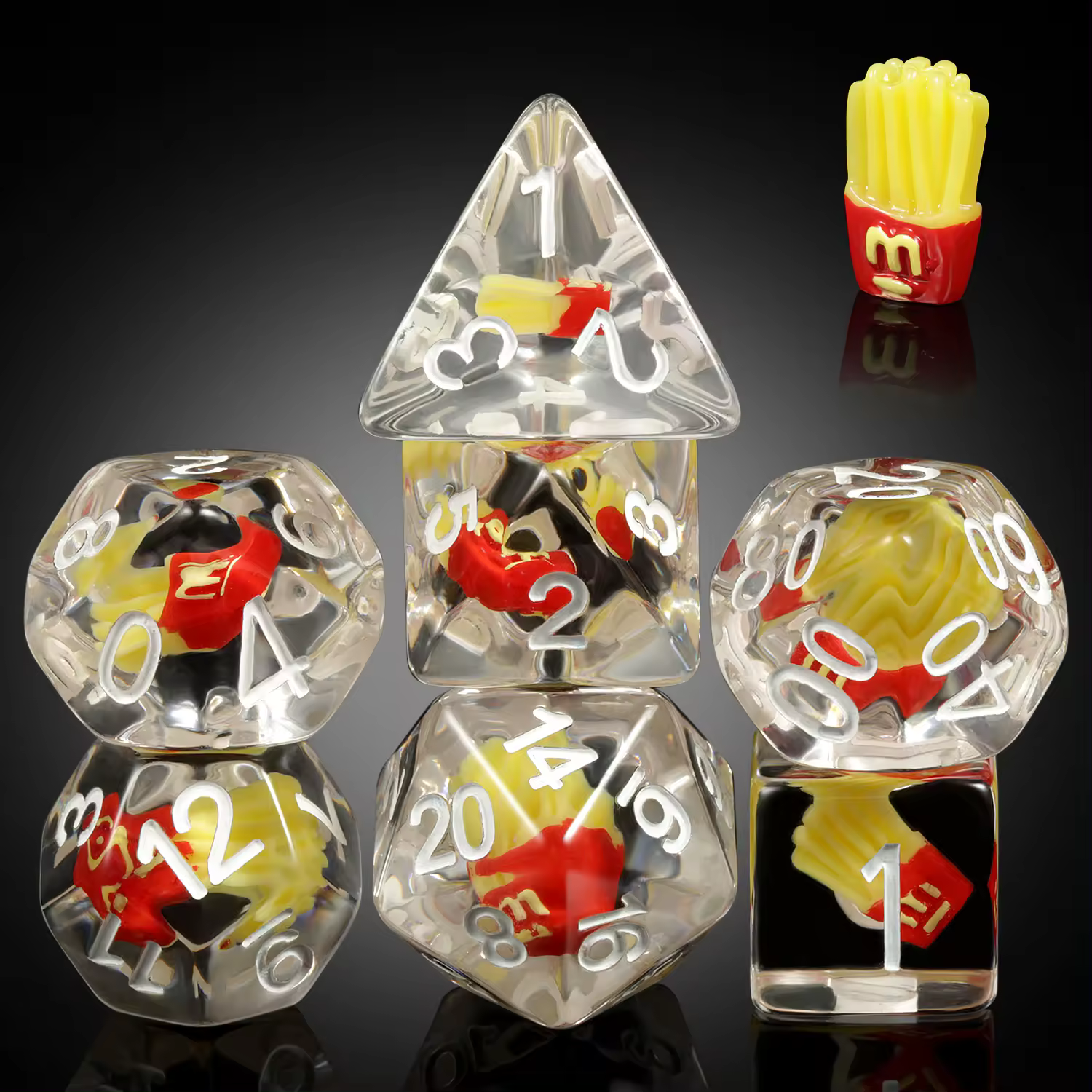 Adventurers Feast French Fries Novelty Dice Set