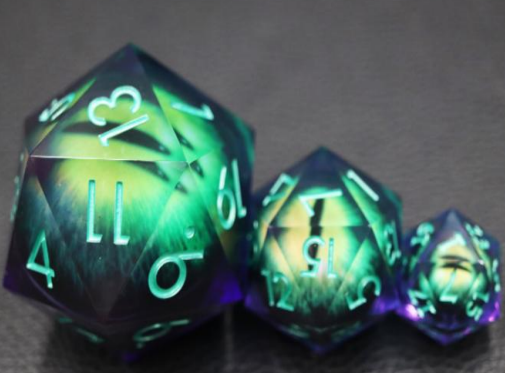 50mm Oversize D20 Chonk Dragons Gaze