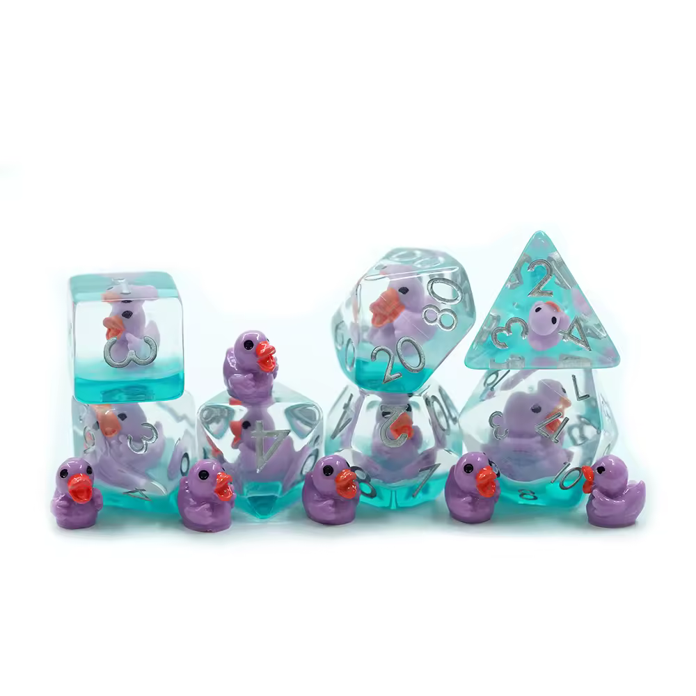 Purple Duck Novelty Dice Set - Image 2