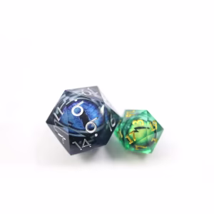 33mm D20 Chonk Sapphire Wyrm Gaze