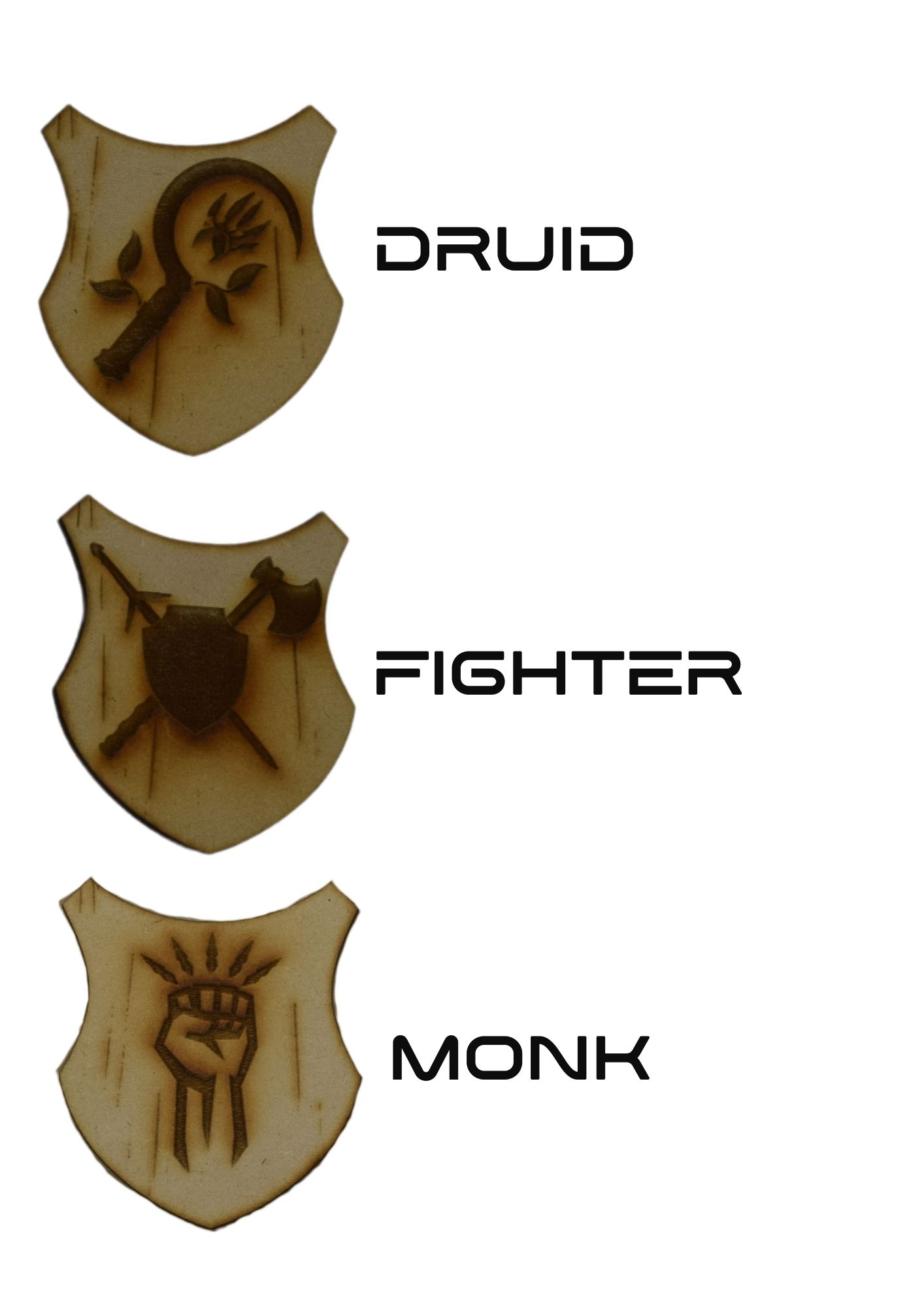 Class Shield Tome: Customisable Wooden Dice Storage Box - Image 4