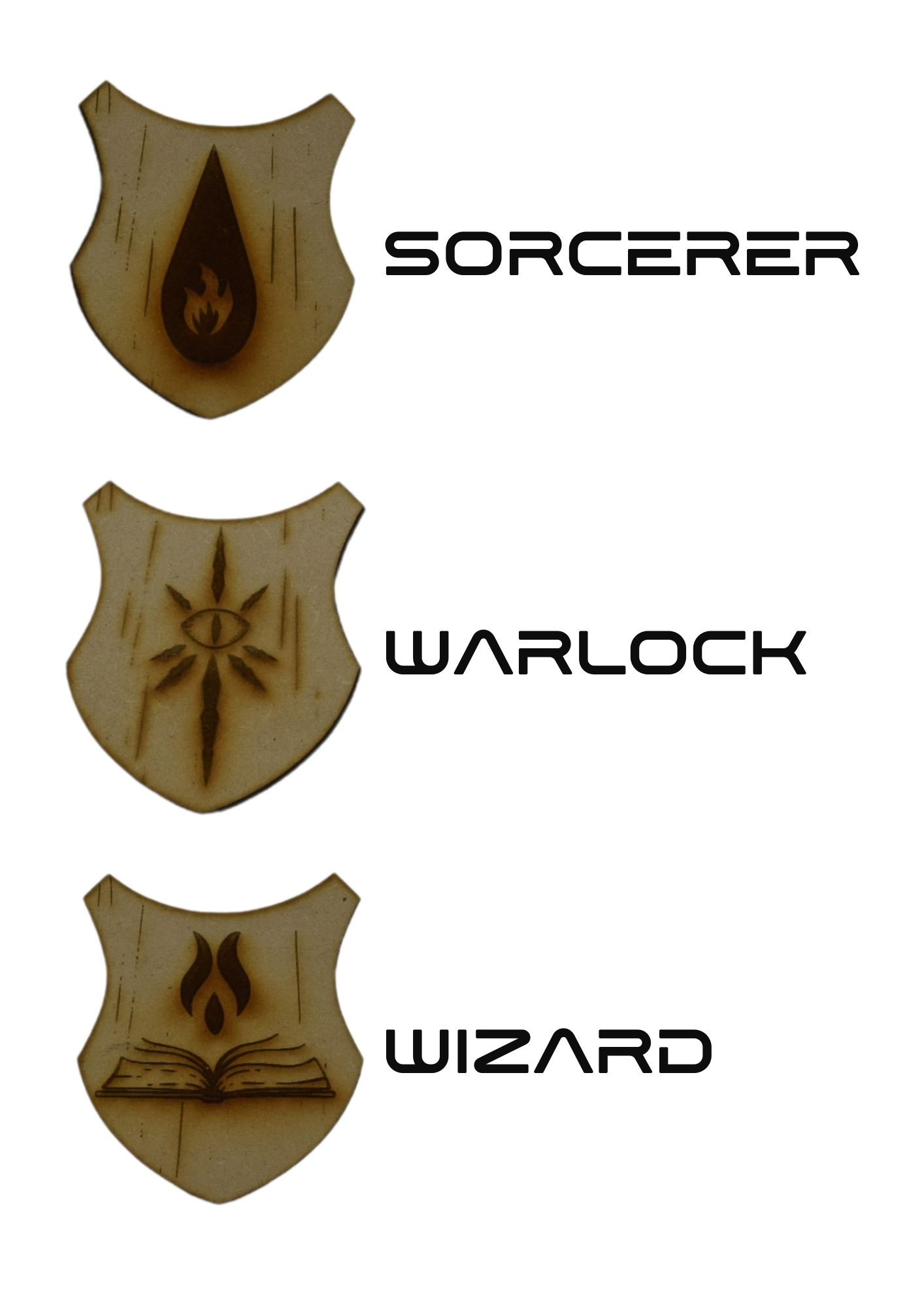 Class Shield Tome: Customisable Wooden Dice Storage Box - Image 6
