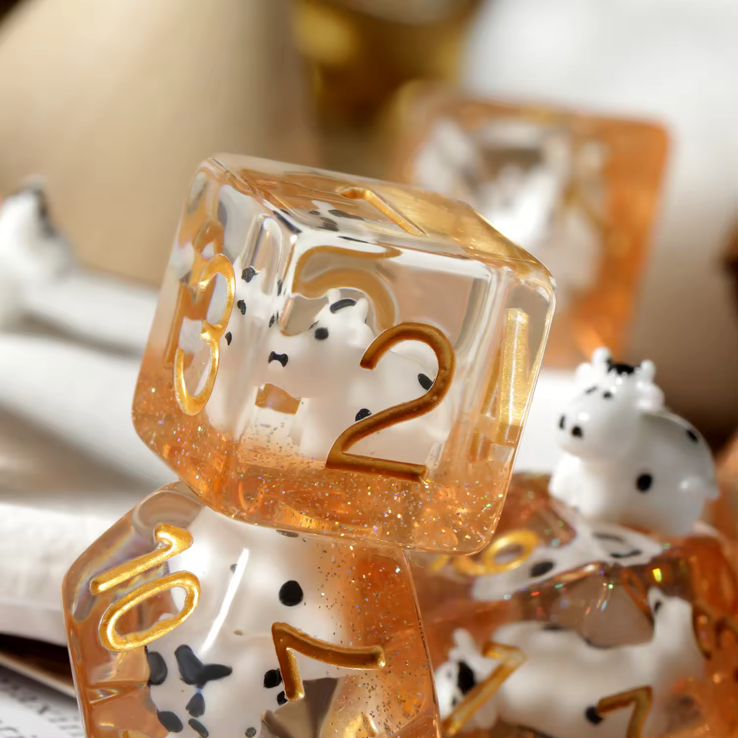 Cow Novelty Dice Set - Image 2