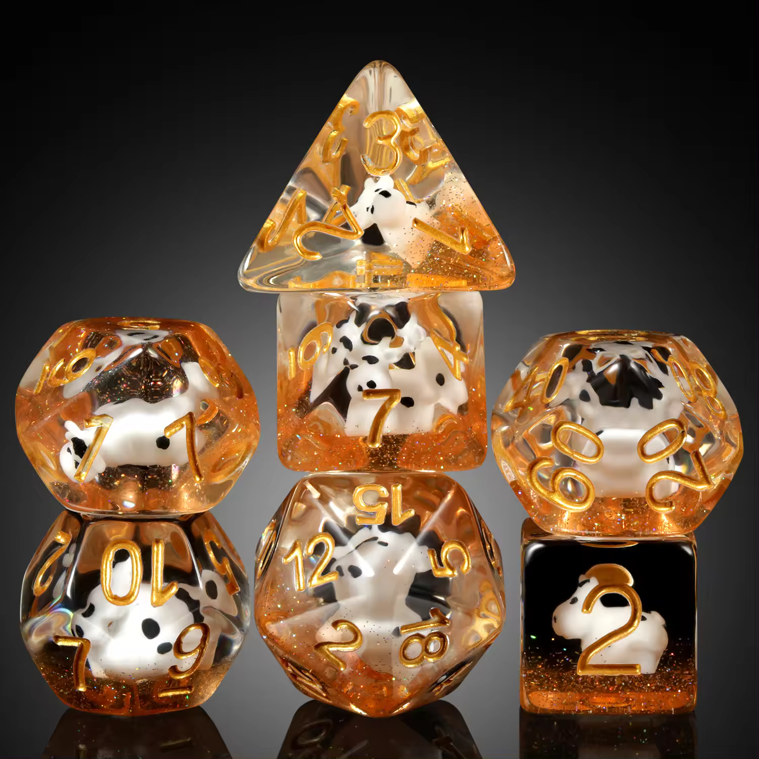 Cow Novelty Dice Set