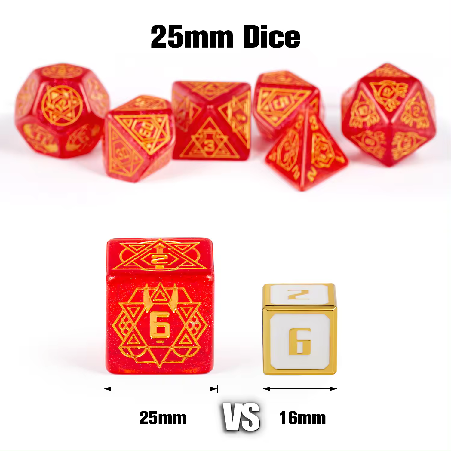 Goliath Ruby Constellation Dice - Image 2