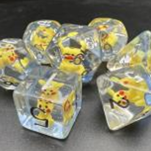 Pikachu Novelty Dice Set