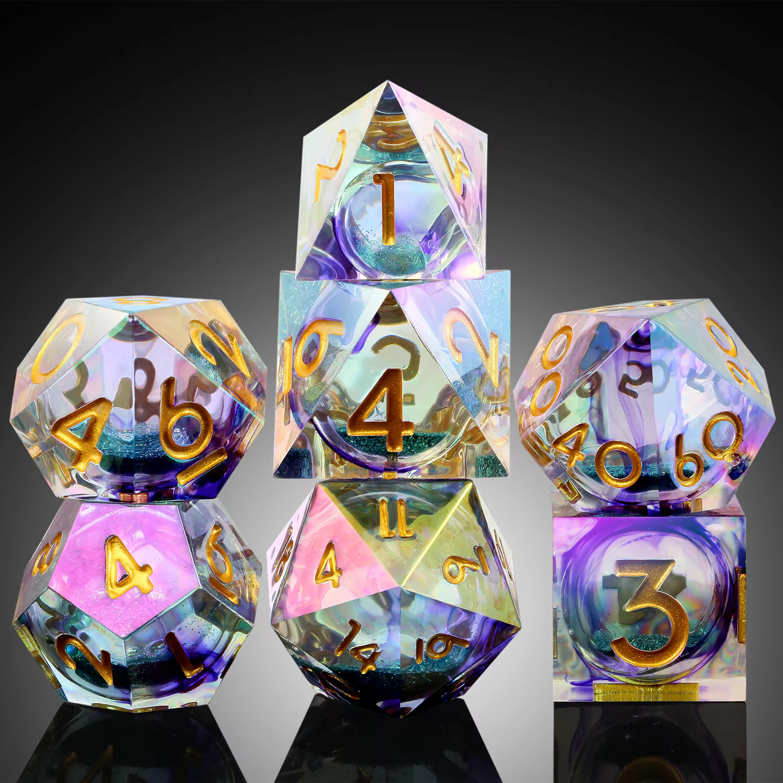Ethereal Dice with Liquid Core