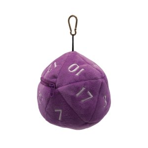 Ultra Pro: D20 Plush Dice Bag - Purple