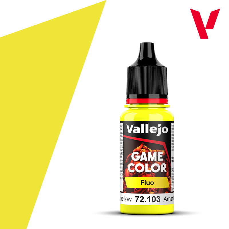 Vallejo - Game Color - Fluo - Fluorescent Yellow 18ml