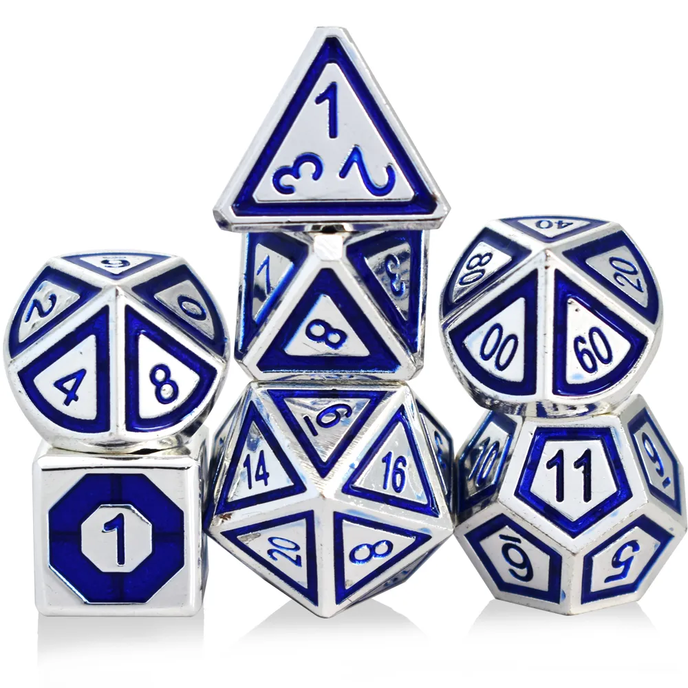 Neon Blue Forge Dice