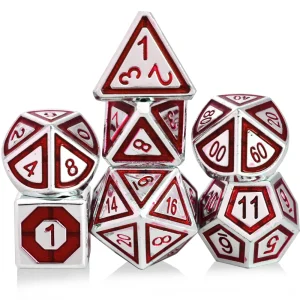 Neon Red Forge Dice