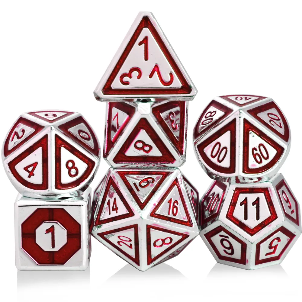 Neon Red Forge Dice