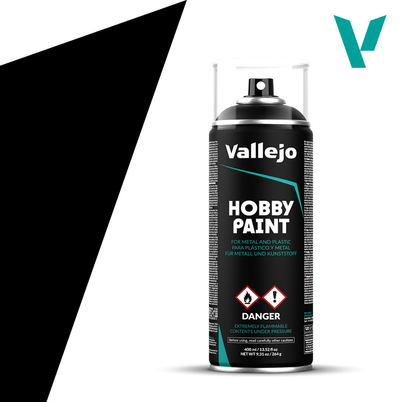 Vallejo - Aerosol - Black Primer 400ml