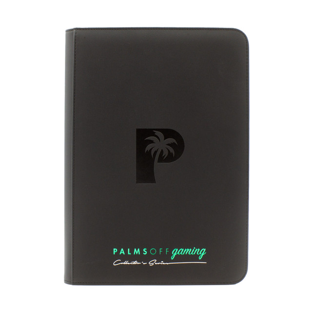 Palms Off Gaming - Collector's Series 9 Pocket Zip Trading Card Binder - Black - Image 2