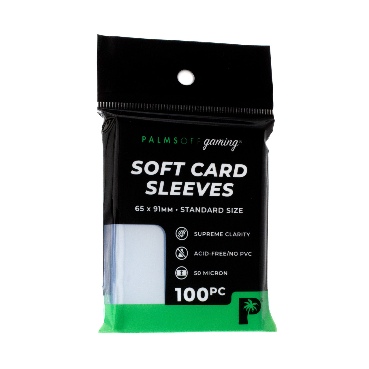 Palms Off Gaming - Soft Card Sleeves - Standard Size - 100pc