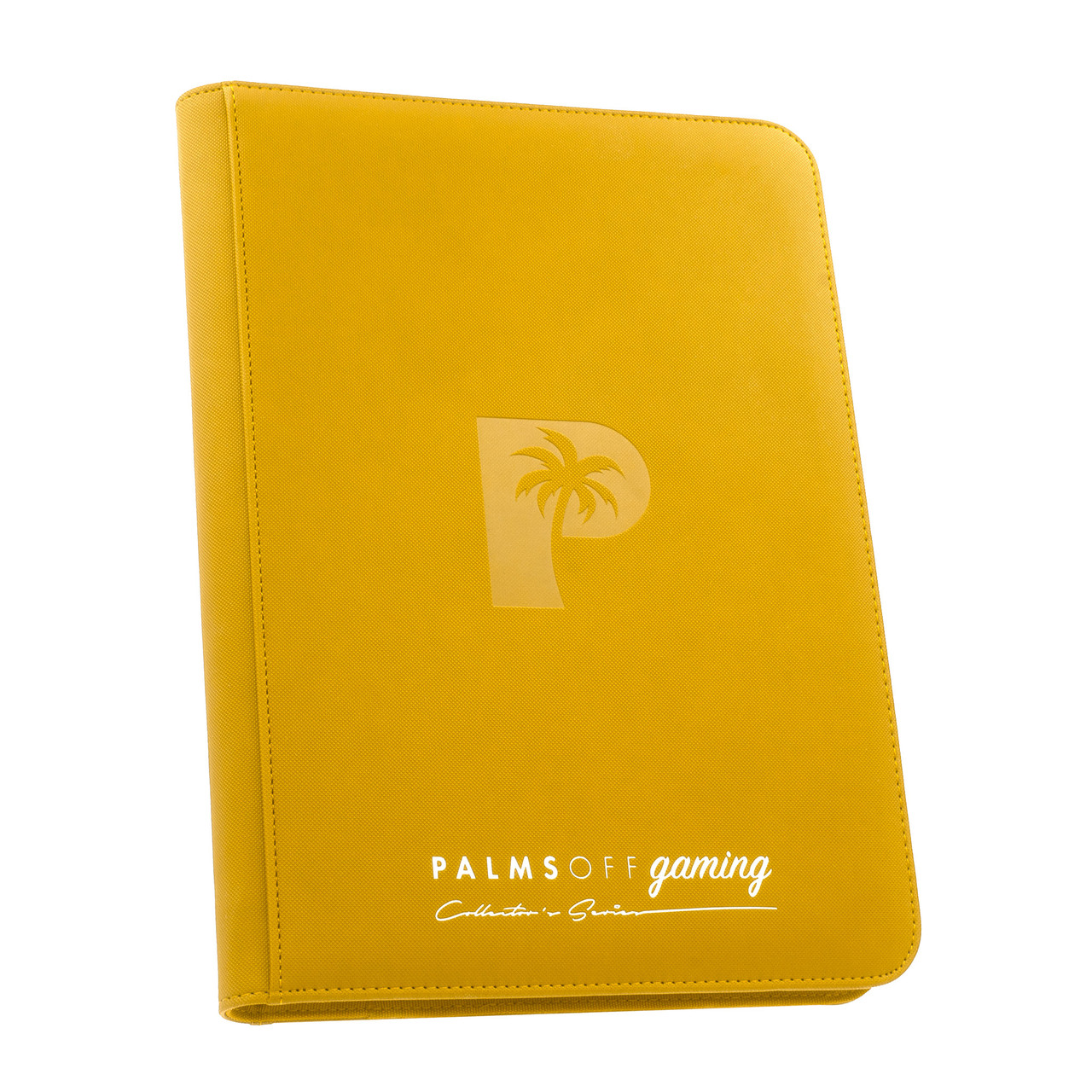 Palms Off Gaming - Collector's Series 9 Pocket Zip Trading Card Binder - Yellow