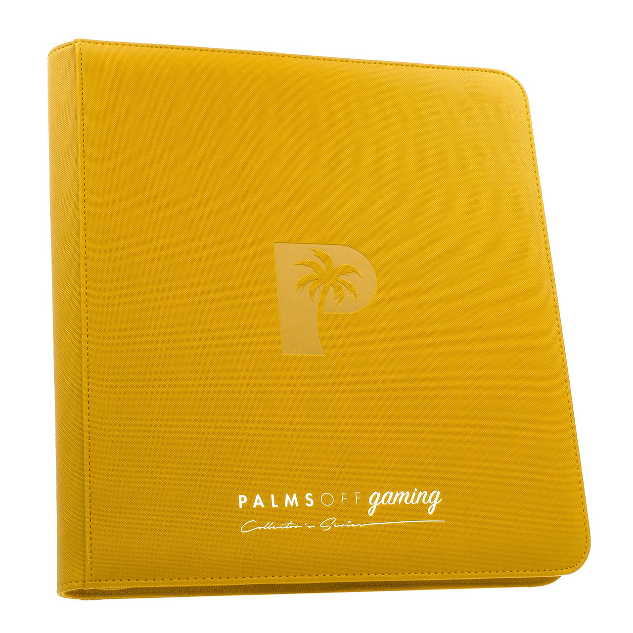 Palms Off Gaming - Collector's Series 12 Pocket Zip Trading Card Binder - YELLOW - Image 2
