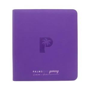 Palms Off Gaming - Collector's Series 12 Pocket Zip Trading Card Binder - PURPLE