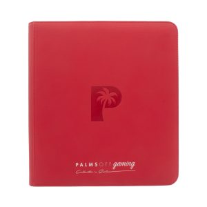 Palms Off Gaming - Collector's Series 12 Pocket Zip Trading Card Binder - RED