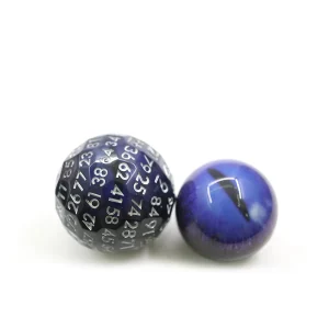 50mm Oversize D100 Dragon Eye Blue Liquid Core