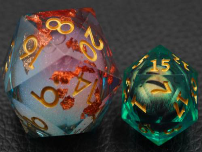 Embers & Ice 33mm D20 Chonk