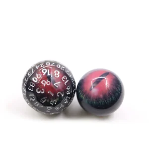 50mm Oversize D100 Dragon Eye Red Liquid Core