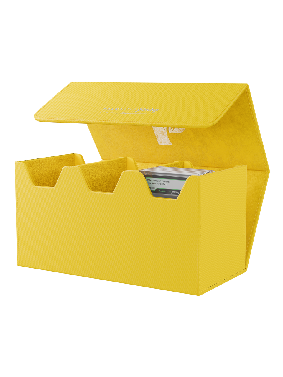 Palms Off Gaming - Collector's Series Graded Card Storage Case – Large YELLOW