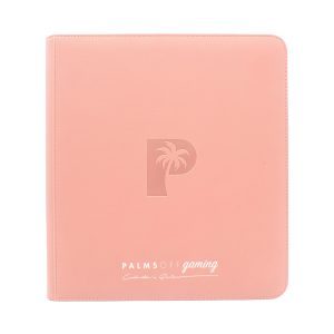 Palms Off Gaming - Collector's Series 12 Pocket Zip Trading Card Binder - Pink